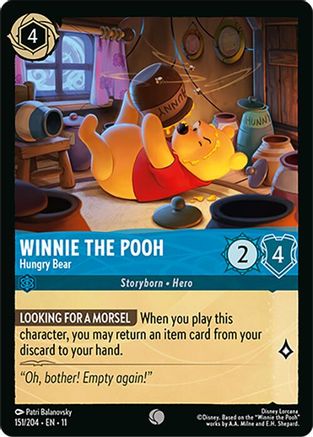 Winnie the Pooh - Hungry Bear (151/204) [Winterspell] - Deck Out Gaming
