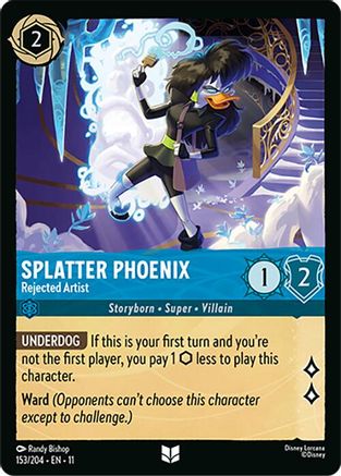 Splatter Phoenix - Rejected Artist (153/204) [Winterspell] Cold Foil - Deck Out Gaming
