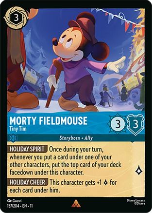 Morty Fieldmouse - Tiny Tim (157/204) [Winterspell] Cold Foil - Deck Out Gaming