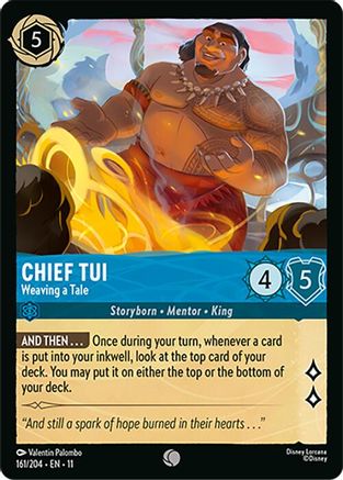 Chief Tui - Weaving a Tale (161/204) [Winterspell] Cold Foil - Deck Out Gaming