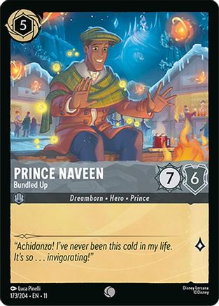 Prince Naveen - Bundled Up (173/204) [Winterspell] - Deck Out Gaming