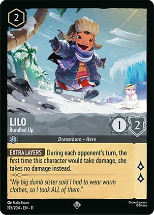 Lilo - Bundled Up (195/204) [Winterspell] - Deck Out Gaming