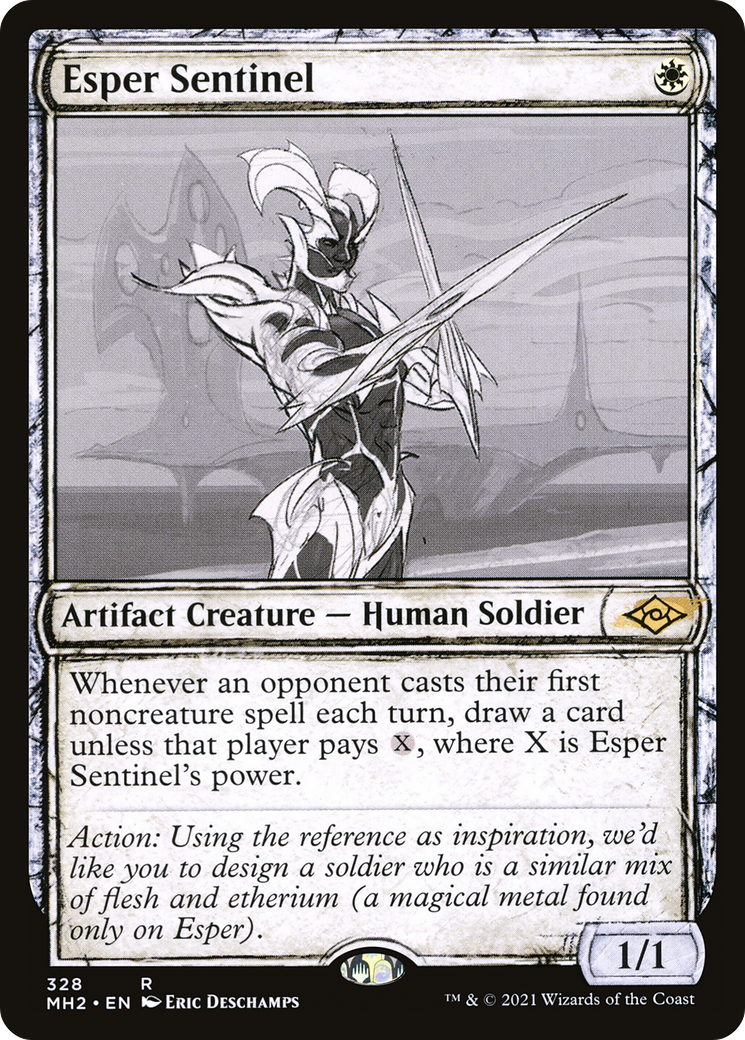 Esper Sentinel (Showcase) (328) [Modern Horizons 2] - Deck Out Gaming