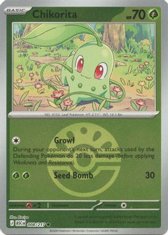 Chikorita (Friend Ball) (8) [ME: Ascended Heroes] Reverse Holofoil-1