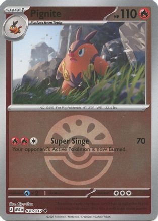 Pignite (Friend Ball) (30) [ME: Ascended Heroes] Reverse Holofoil-1
