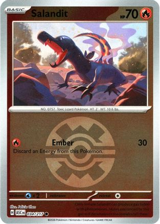 Salandit (Quick Ball) (34) [ME: Ascended Heroes] Reverse Holofoil - Deck Out Gaming