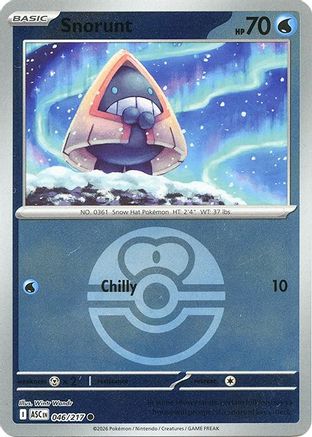 Snorunt - 046/217 (Love Ball) (46) [ME: Ascended Heroes] Reverse Holofoil - Deck Out Gaming