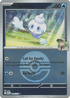 N's Vanillite (Poke Ball) (49) [ME: Ascended Heroes] Reverse Holofoil-1