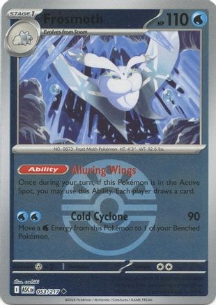 Frosmoth (Friend Ball) (53) [ME: Ascended Heroes] Reverse Holofoil-1