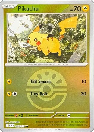 Pikachu (Friend Ball) (55) [ME: Ascended Heroes] Reverse Holofoil - Deck Out Gaming