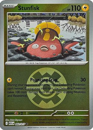 Stunfisk (Quick Ball) (62) [ME: Ascended Heroes] Reverse Holofoil - Deck Out Gaming