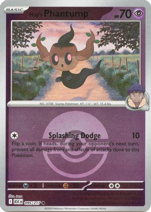Hop's Phantump (Poke Ball) (95) [ME: Ascended Heroes] Reverse Holofoil-1