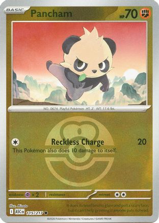 Pancham (Love Ball) (115) [ME: Ascended Heroes] Reverse Holofoil-1