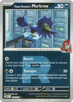 Team Rocket's Murkrow (Team Rocket) (126) [ME: Ascended Heroes] Reverse Holofoil-1