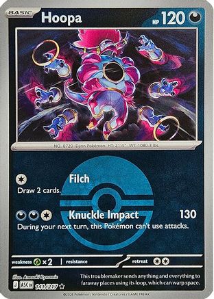 Hoopa (Poke Ball) (141) [ME: Ascended Heroes] Reverse Holofoil - Deck Out Gaming