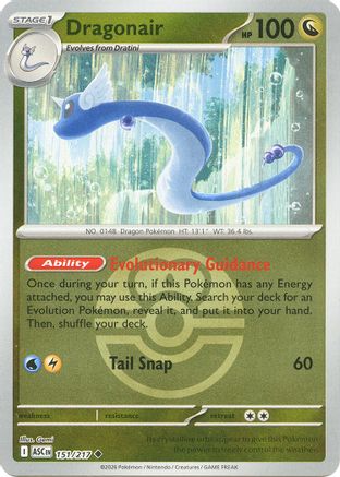 Dragonair (Love Ball) (151) [ME: Ascended Heroes] Reverse Holofoil-1
