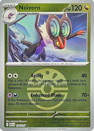 Noivern (Friend Ball) (157) [ME: Ascended Heroes] Reverse Holofoil - Deck Out Gaming