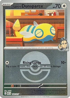 Larry's Dunsparce (Poke Ball) (163) [ME: Ascended Heroes] Reverse Holofoil - Deck Out Gaming