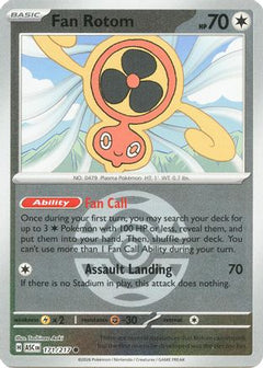 Fan Rotom - 171/217 (Dusk Ball) (171) [ME: Ascended Heroes] Reverse Holofoil-1
