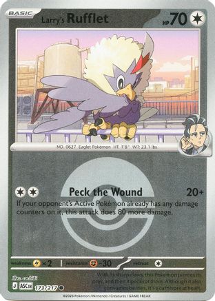 Larry's Rufflet (Poke Ball) (173) [ME: Ascended Heroes] Reverse Holofoil-1
