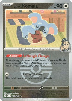 Larry's Komala (Poke Ball) (175) [ME: Ascended Heroes] Reverse Holofoil-1