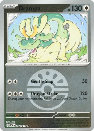 Drampa (Friend Ball) (176) [ME: Ascended Heroes] Reverse Holofoil-1