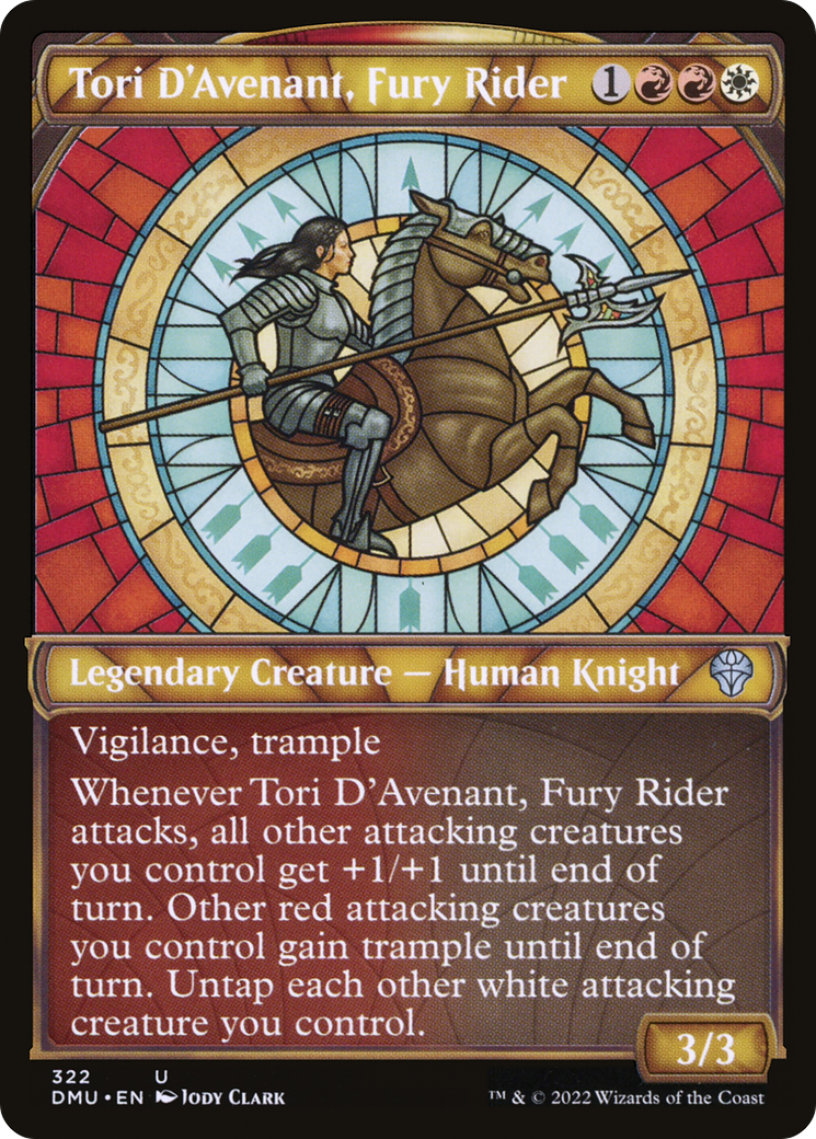 Tori D'Avenant, Fury Rider (Showcase) (322) [Dominaria United] foil - Deck Out Gaming