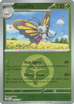 Beautifly - 013/217 (Energy Symbol Pattern) (13) [ME: Ascended Heroes] Reverse Holofoil-1