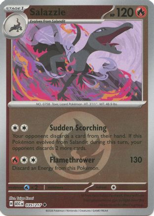 Salazzle - 035/217 (Energy Symbol Pattern) (35) [ME: Ascended Heroes] Reverse Holofoil-1
