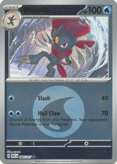 Weavile - 045/217 (Energy Symbol Pattern) (45) [ME: Ascended Heroes] Reverse Holofoil-1