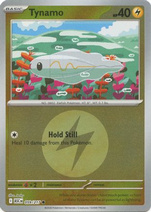 Tynamo (Energy Symbol Pattern) (59) [ME: Ascended Heroes] Reverse Holofoil-1