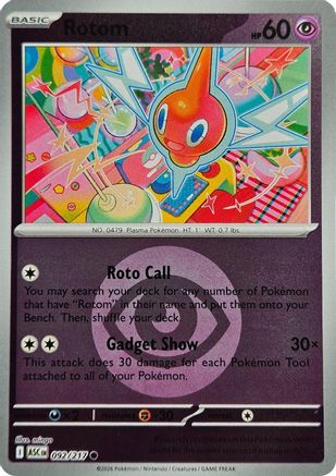 Rotom (Energy Symbol Pattern) (92) [ME: Ascended Heroes] Reverse Holofoil - Deck Out Gaming