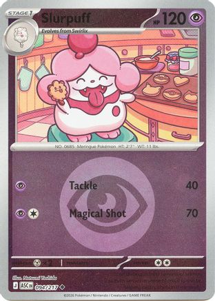 Slurpuff - 094/217 (Energy Symbol Pattern) (94) [ME: Ascended Heroes] Reverse Holofoil-1