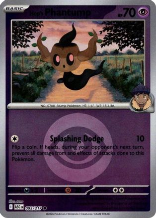 Hop's Phantump (Energy Symbol Pattern) (95) [ME: Ascended Heroes] Reverse Holofoil - Deck Out Gaming
