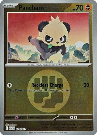 Pancham (Energy Symbol Pattern) (115) [ME: Ascended Heroes] Reverse Holofoil - Deck Out Gaming