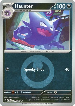 Haunter (Energy Symbol Pattern) (124) [ME: Ascended Heroes] Reverse Holofoil-1