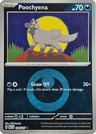 Poochyena (Energy Symbol Pattern) (128) [ME: Ascended Heroes] Reverse Holofoil - Deck Out Gaming