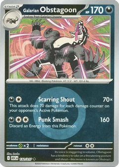 Galarian Obstagoon - 132/217 (Energy Symbol Pattern) (132) [ME: Ascended Heroes] Reverse Holofoil-1
