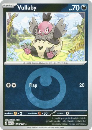 Vullaby (Energy Symbol Pattern) (138) [ME: Ascended Heroes] Reverse Holofoil-1