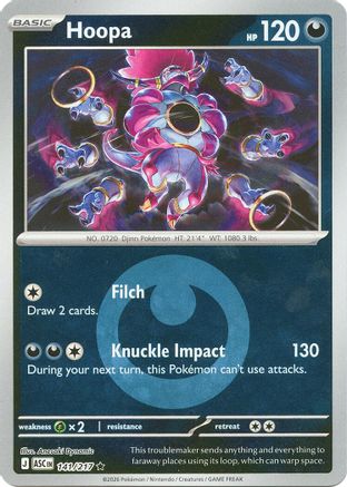 Hoopa (Energy Symbol Pattern) (141) [ME: Ascended Heroes] Reverse Holofoil-1