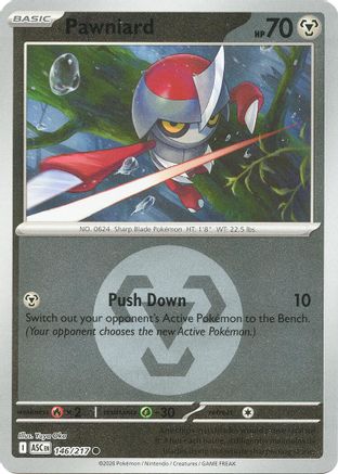 Pawniard (Energy Symbol Pattern) (146) [ME: Ascended Heroes] Reverse Holofoil-1