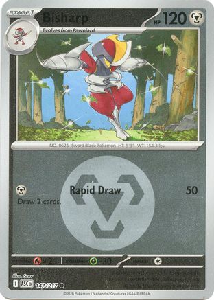 Bisharp (Energy Symbol Pattern) (147) [ME: Ascended Heroes] Reverse Holofoil-1