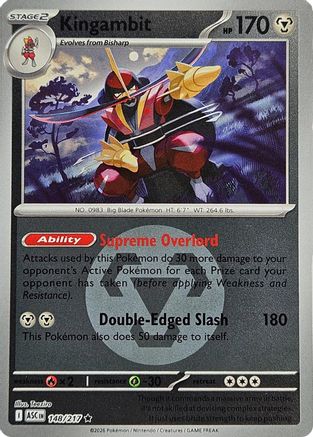 Kingambit (Energy Symbol Pattern) (148) [ME: Ascended Heroes] Reverse Holofoil - Deck Out Gaming