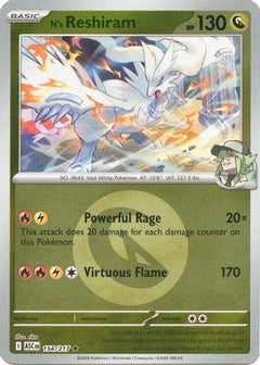 N's Reshiram (Energy Symbol Pattern) (154) [ME: Ascended Heroes] Reverse Holofoil-1