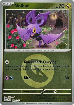 Noibat (Energy Symbol Pattern) (156) [ME: Ascended Heroes] Reverse Holofoil - Deck Out Gaming