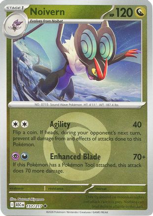 Noivern (Energy Symbol Pattern) (157) [ME: Ascended Heroes] Reverse Holofoil-1