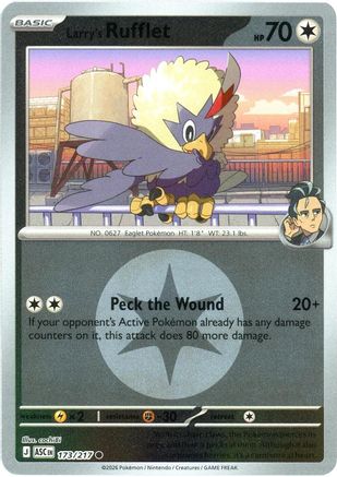 Larry's Rufflet (Energy Symbol Pattern) (173) [ME: Ascended Heroes] Reverse Holofoil - Deck Out Gaming