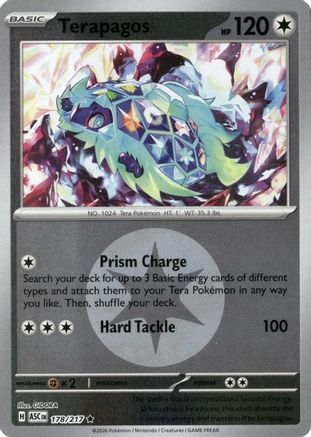 Terapagos (Energy Symbol Pattern) (178) [ME: Ascended Heroes] Reverse Holofoil-1