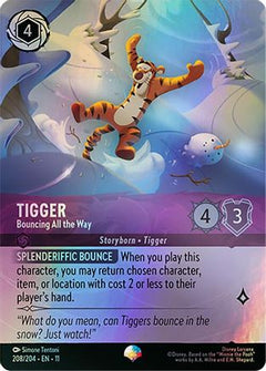 Tigger - Bouncing All the Way (Epic) (208/204) [Winterspell] Holofoil - Deck Out Gaming