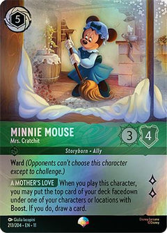 Minnie Mouse - Mrs. Cratchit (Epic) (213/204) [Winterspell] Holofoil - Deck Out Gaming